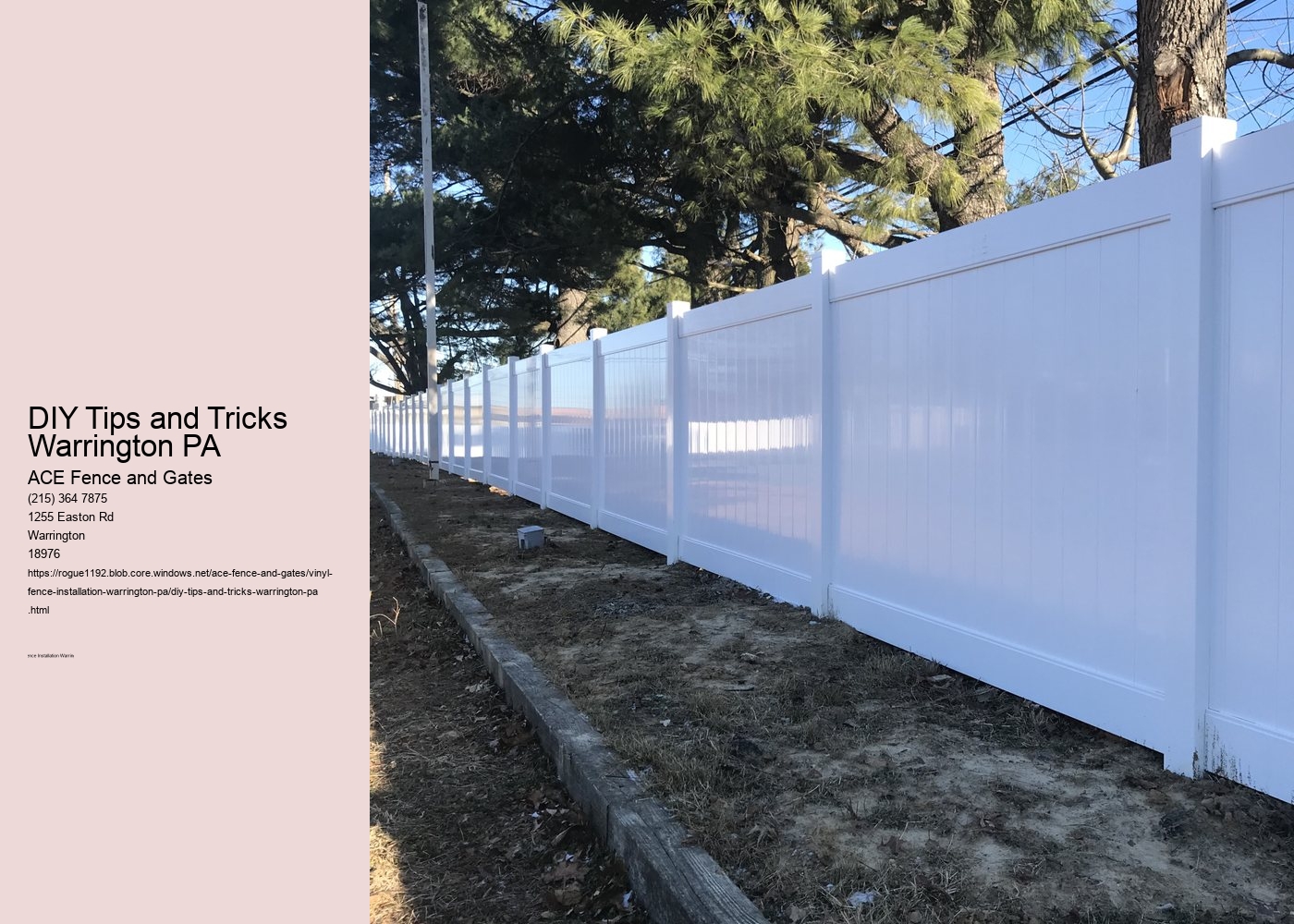 DIY Tips and Tricks Warrington PA