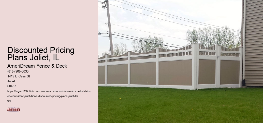 Discounted Pricing Plans Joliet, IL