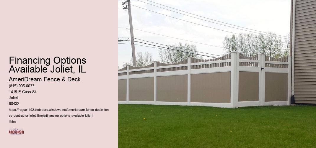 Financing Options Available Joliet, IL