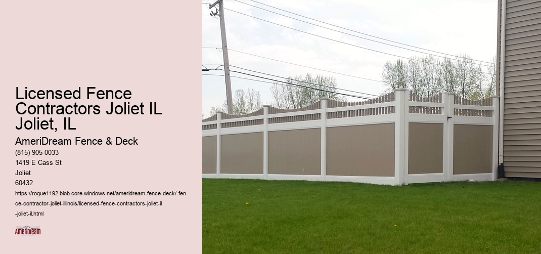 Licensed Fence Contractors Joliet IL Joliet, IL