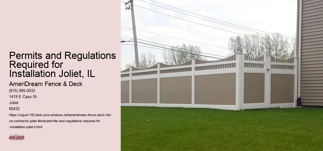 Permits and Regulations Required for Installation Joliet, IL