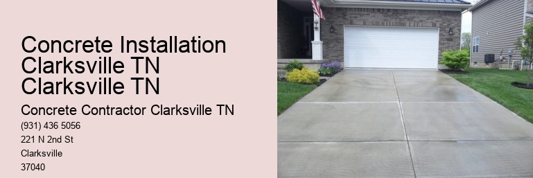 Concrete Installation Clarksville TN Clarksville TN