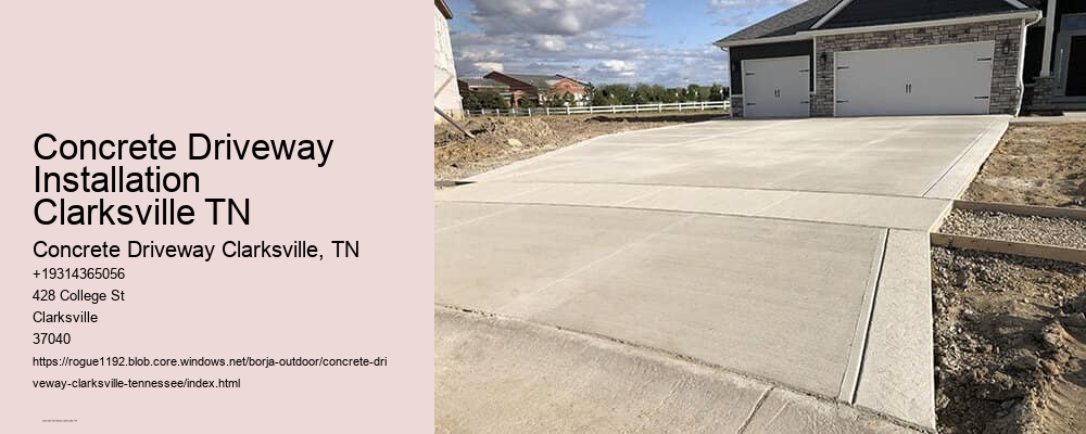 Concrete Driveway Installation Clarksville TN