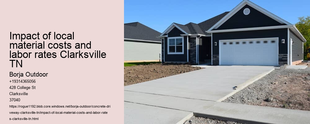 Impact of local material costs and labor rates Clarksville TN