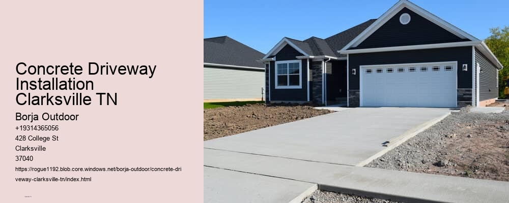 Concrete Driveway Installation Clarksville TN