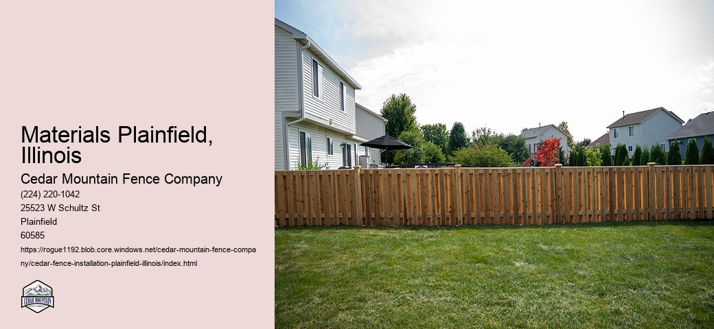 Materials Plainfield, Illinois