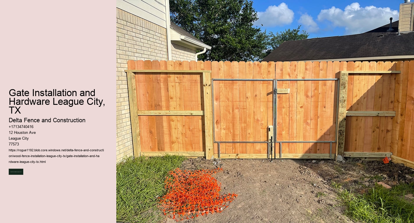 Gate Installation and Hardware League City, TX