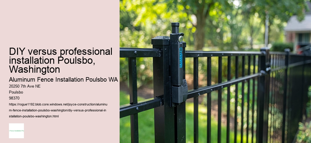 DIY versus professional installation Poulsbo, Washington