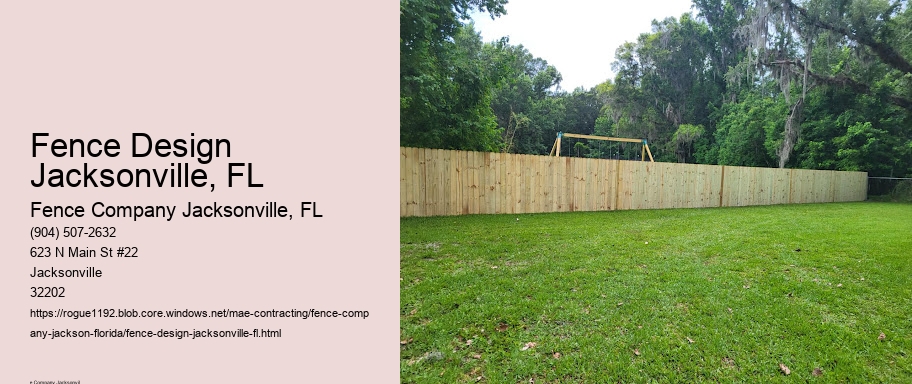 Fence Design Jacksonville, FL