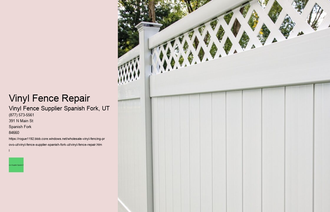 Vinyl Fence Repair