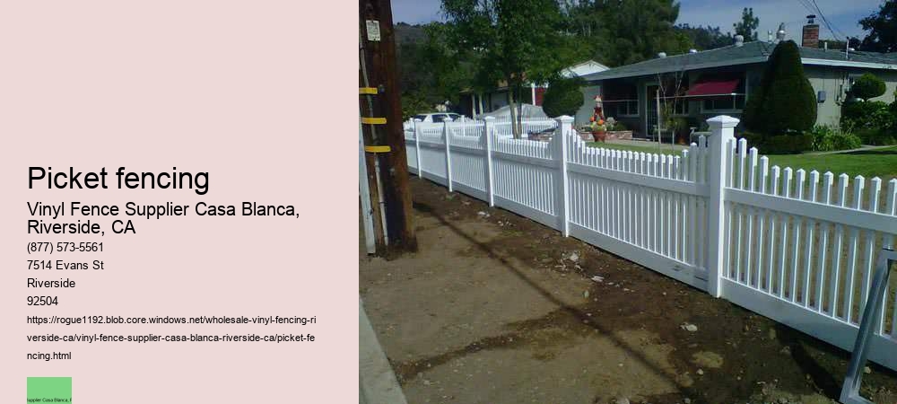 Picket fencing